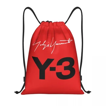 Yohji Yamamoto Húzózsinórral Hátizsák Nők, Férfiak, Sport, Tornaterem Sackpack Hordozható Képzés Bag Zsák