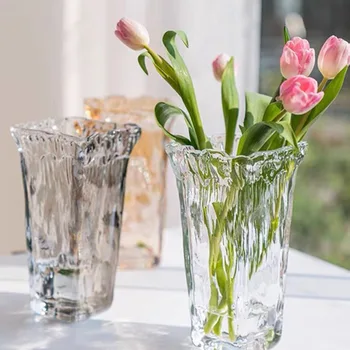 Európai Stílusú, Egyszerű Váza Kreatív INS Üveg Virág Ware Nappali, Étkező Asztal lakberendezési Kiegészítők Virág Váza