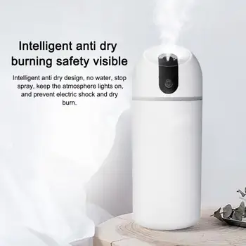 Elektromos Levegő Párásító Aromaterápiás illóolaj Diffúzor Ultrahangos Hordozható USB-s Mini Köd Készítő, LED-es Éjszakai Fény, A Haza Autó